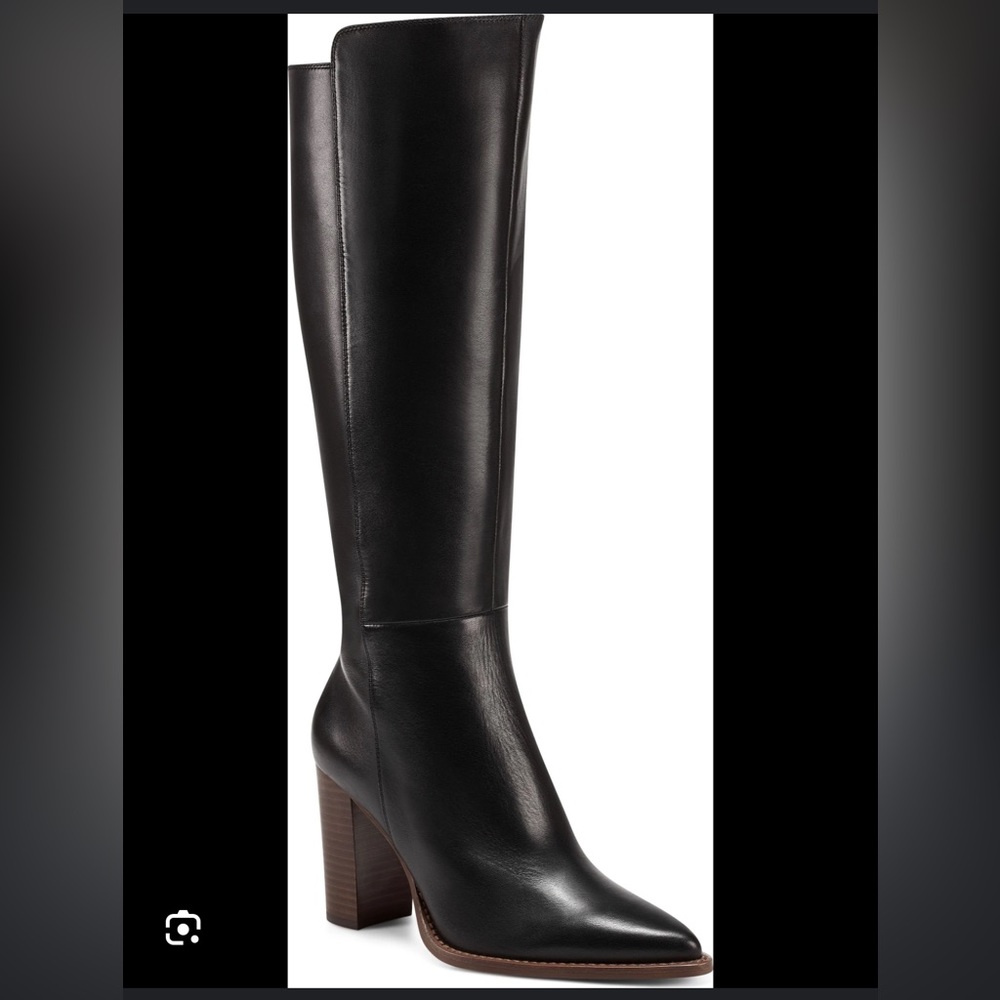 Vince Camuto - Ellarra Black Leather boot